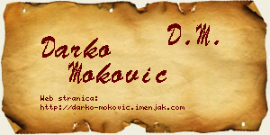 Darko Moković vizit kartica